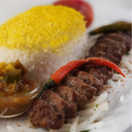 چلوکباب کوبیده مخصوص مارلین